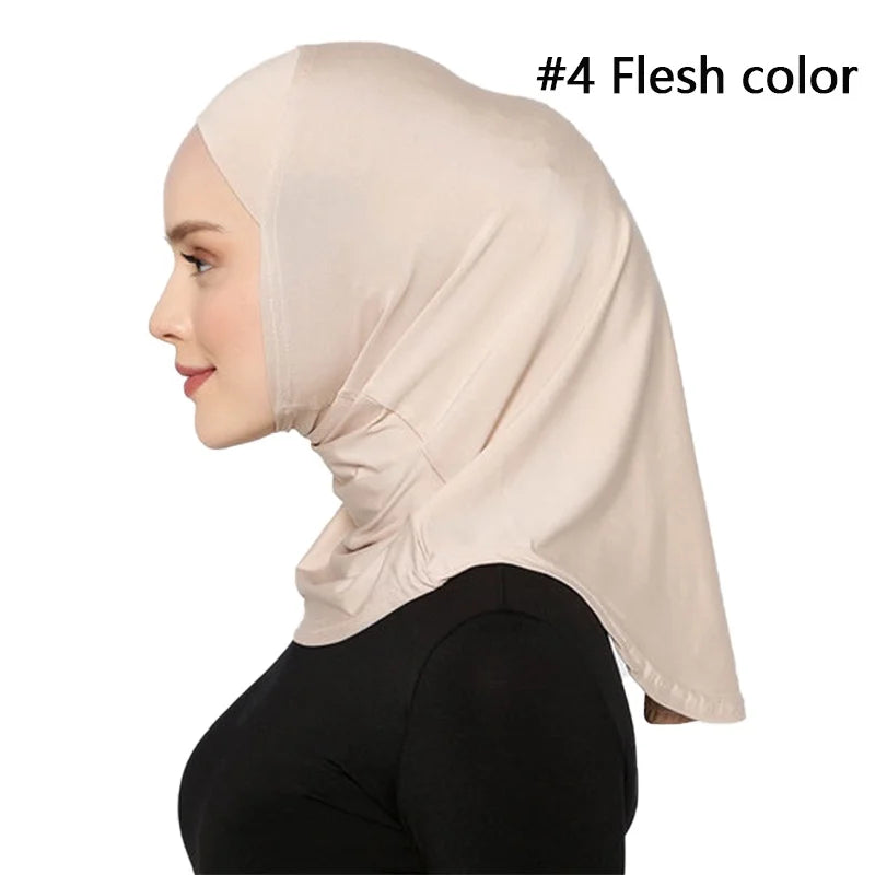 Islamic Modal Blue SPORT Hijab Abaya Hijabs For Woman Abayas Jersey Head Scarf Muslim Dress Women Turbans Instant Satin Turban