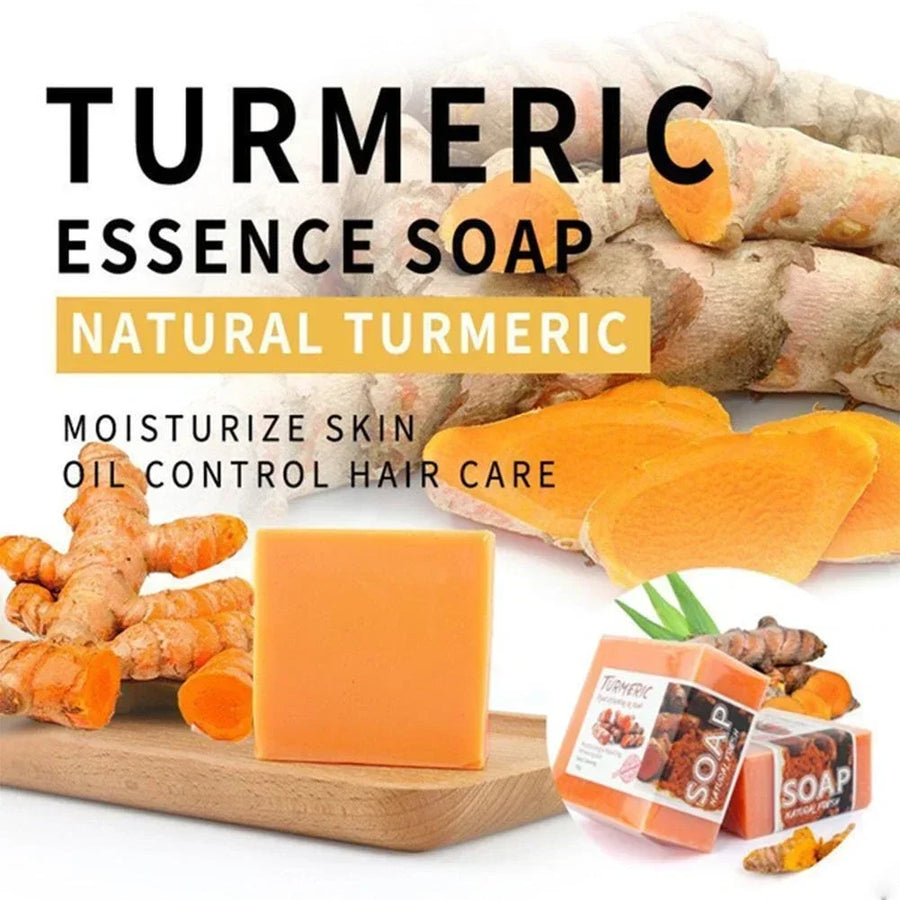 The Golden Bar – Turmeric & Goat Milk Soap with Silk Protein (100g)