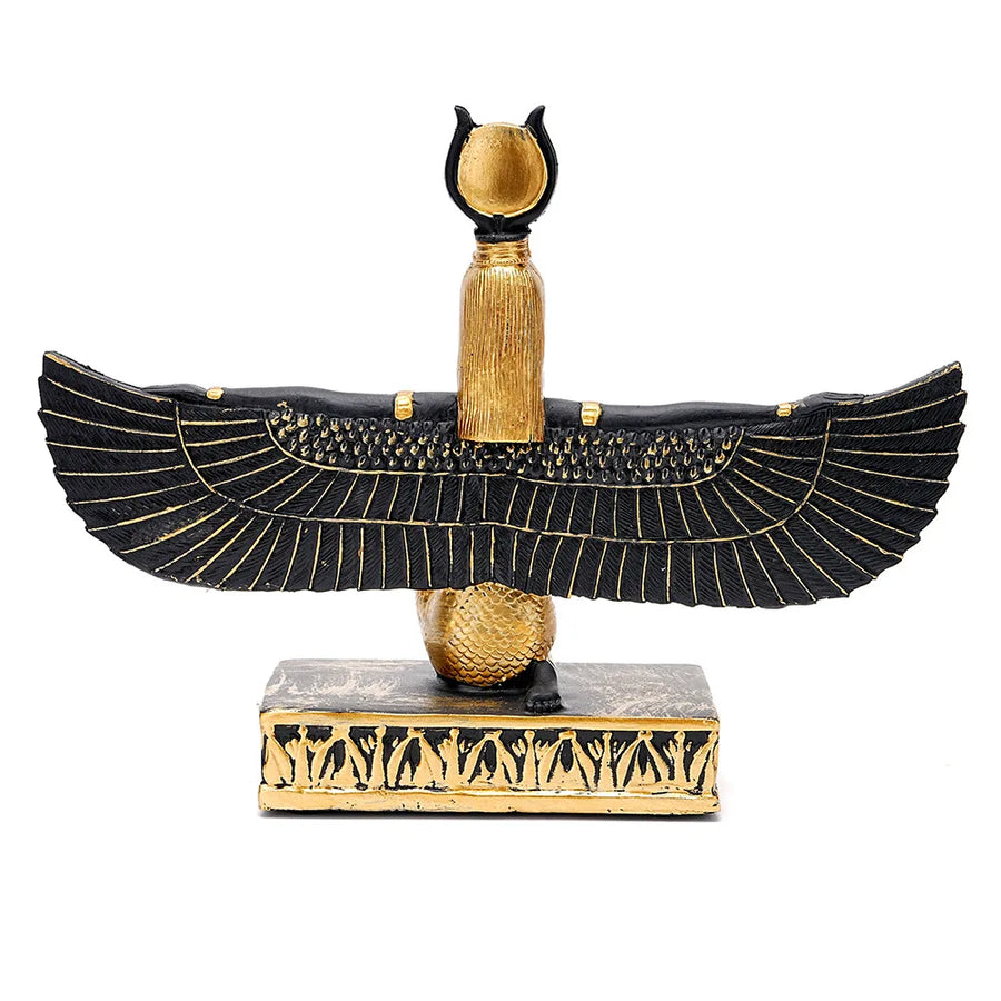 Isis Goddess Resin Statue – Light Luxury Egyptian Decor for Entryway & TV Cabinet