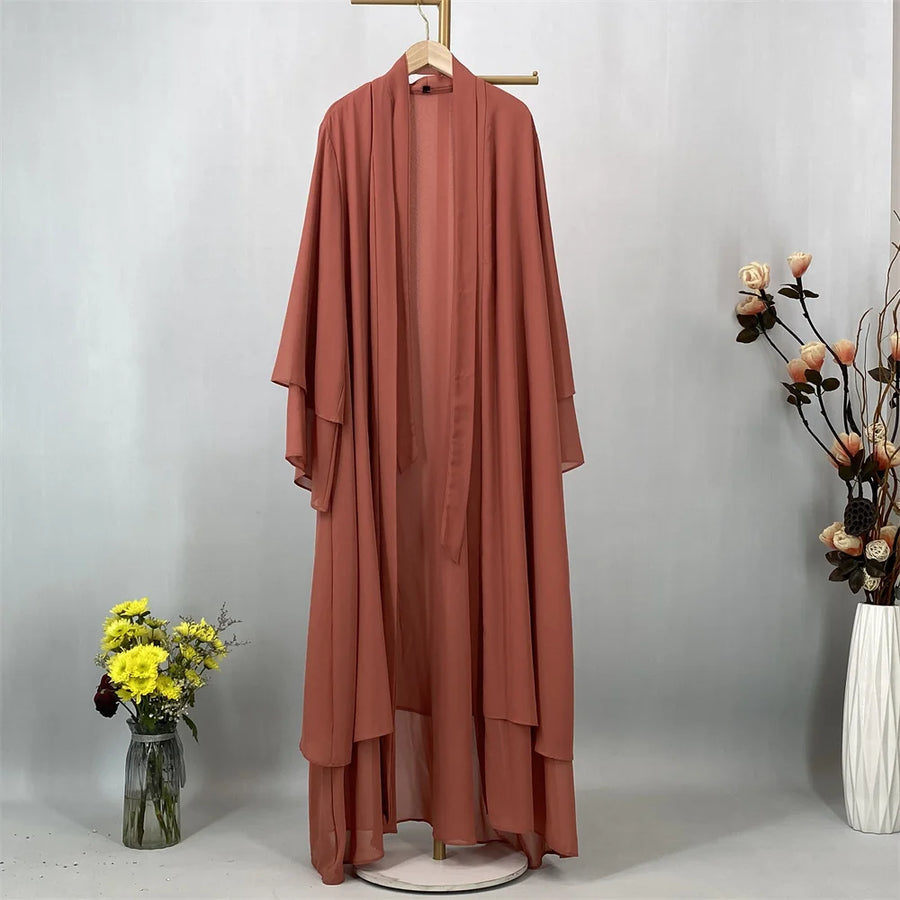 Ramadan Chiffon – The Open Abaya for the Muslim Woman in America