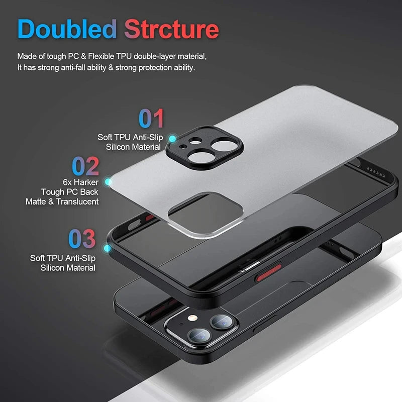 Jordan Passport iPhone Case – Matte Clear Cover with Jordanian Passport Design