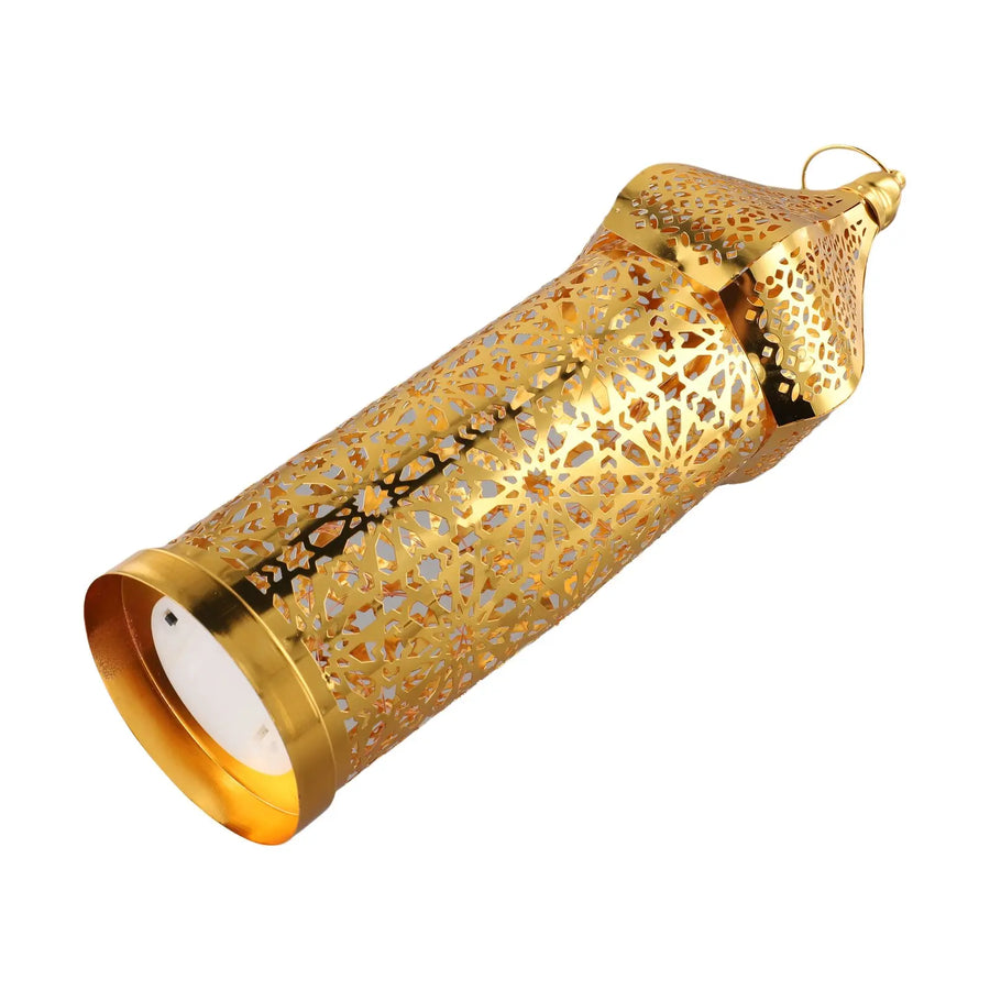 The Golden Lantern – Moroccan Hollow Iron Ramadan Light