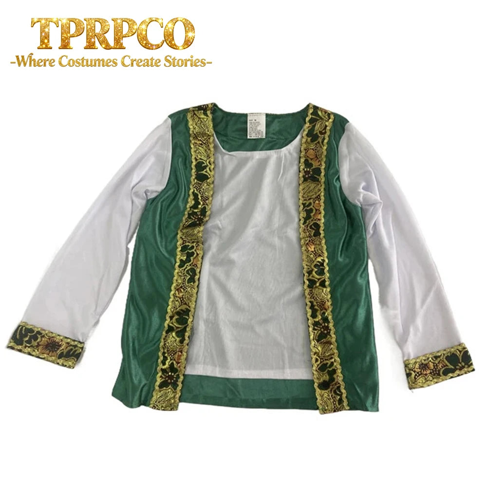 Purim halloween Party Aladdin Costumes Aladdin Lamp genie costume Adam prince Fantasia Arab Clothing boy Carnival