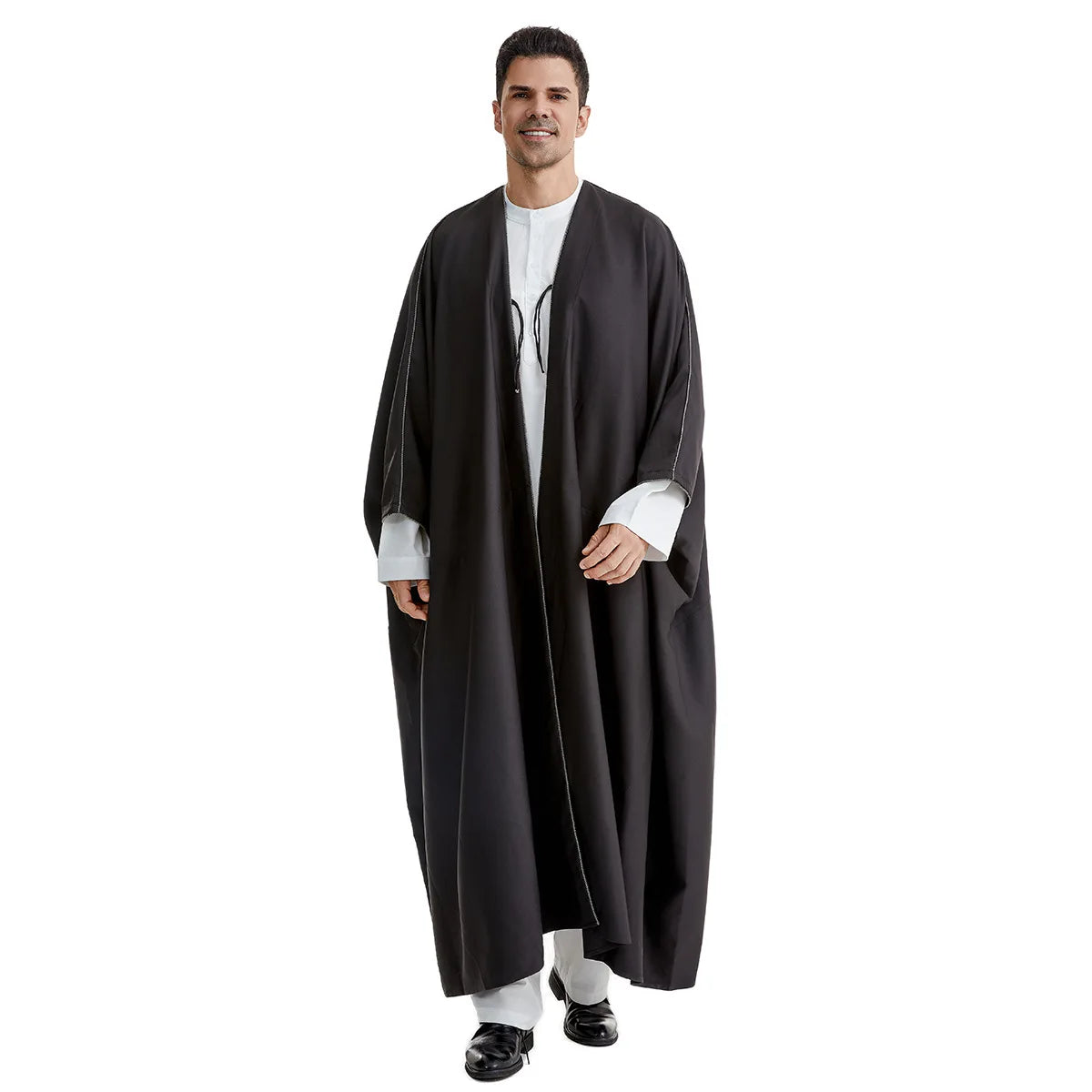 Ramadan Djellaba Eid Abayas Prayer Kaftan Men Muslim Open Abaya Turkey Arabic Cardigan Robe Morocco Jubba Thobe Islam Dishdasha