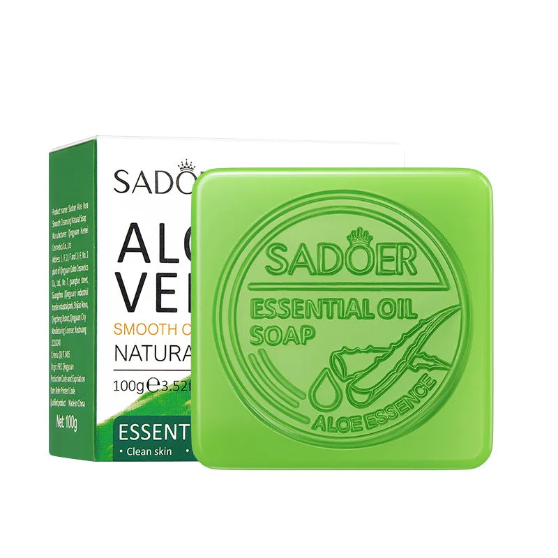 The Aloe Smooth – Handmade Essential Oil Cleansing Soap (100g)