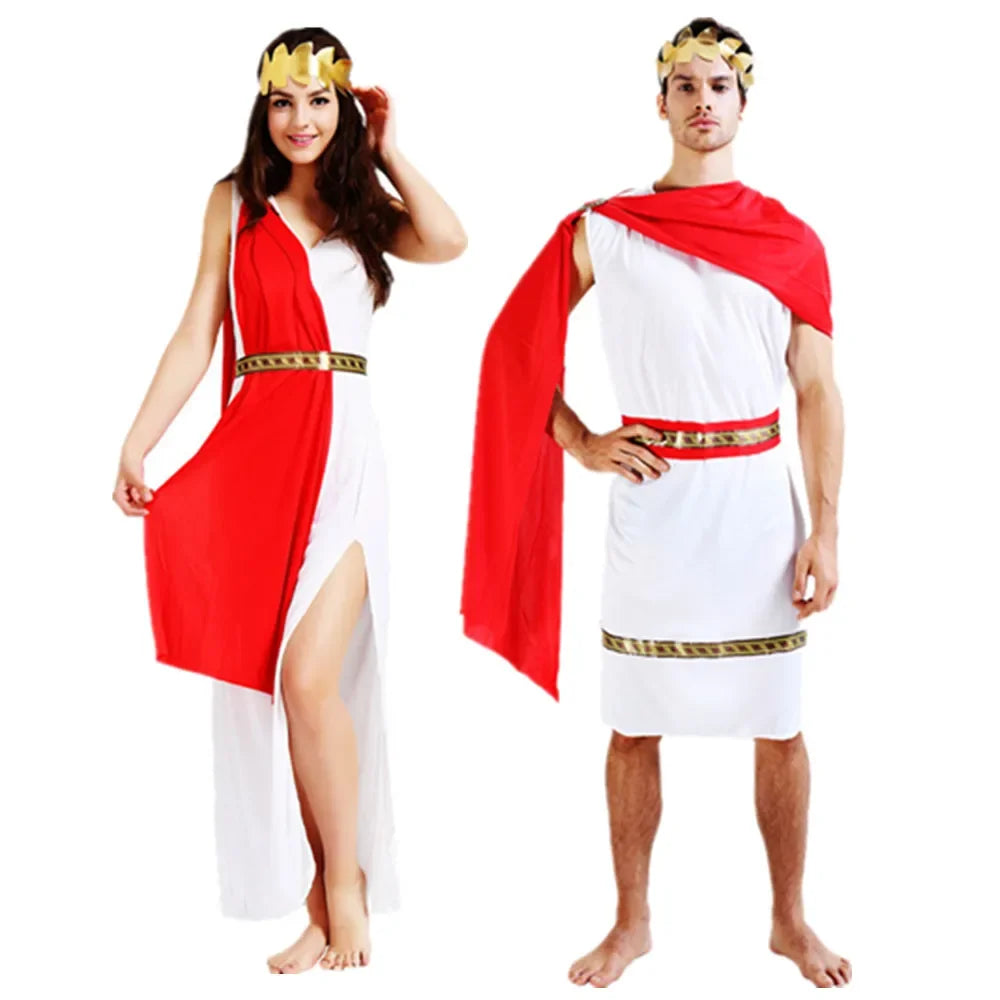 Pharaoh & Queen of the Nile Costume Set – Egyptian Cosplay for Carnival & Parties