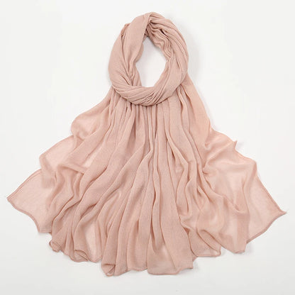 The Crinkle Rayon Hijab – Effortless Elegance, All-Day Comfort
