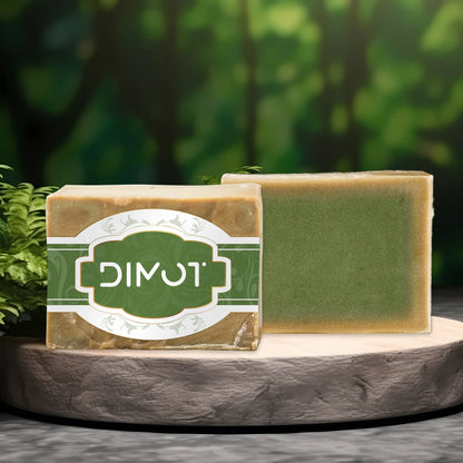 Olive Oil Soap Bar - Handmade Natural Plant-Based Soap for Face, Body & Hair, with Olive Fruit Oil, for Moisturizing 200g