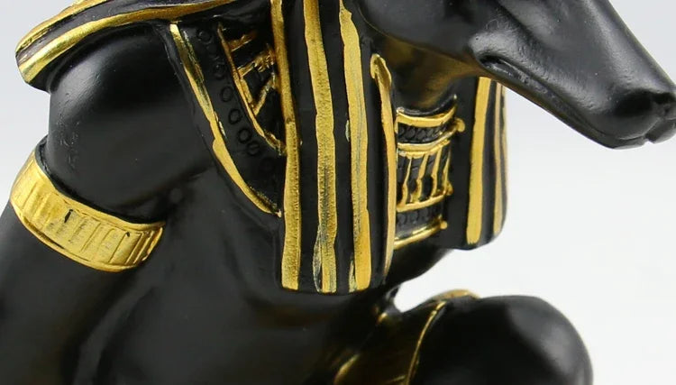 Egyptian Sphinx & Anubis Candleholder – Resin Candlestick, Retro Home Decor