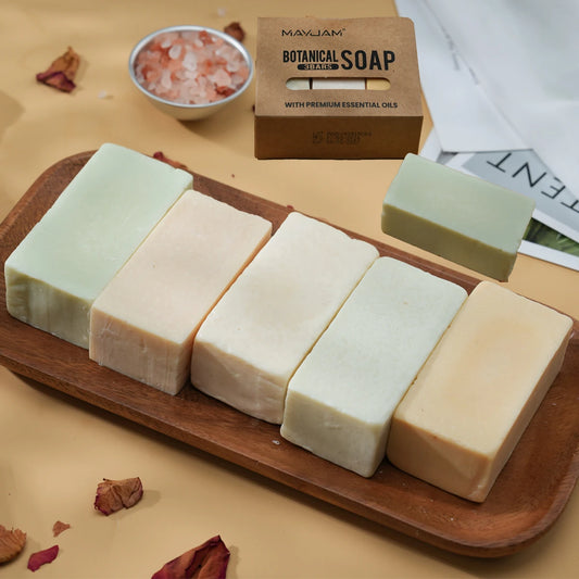 The Handmade Essential Oil Soap Trio – Chamomile, Tea Tree, Lemongrass & Frankincense