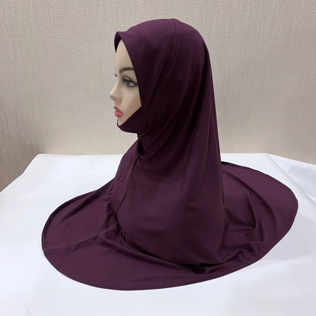 The Amira Pull-On Hijab – Full Coverage, Effortless Modesty