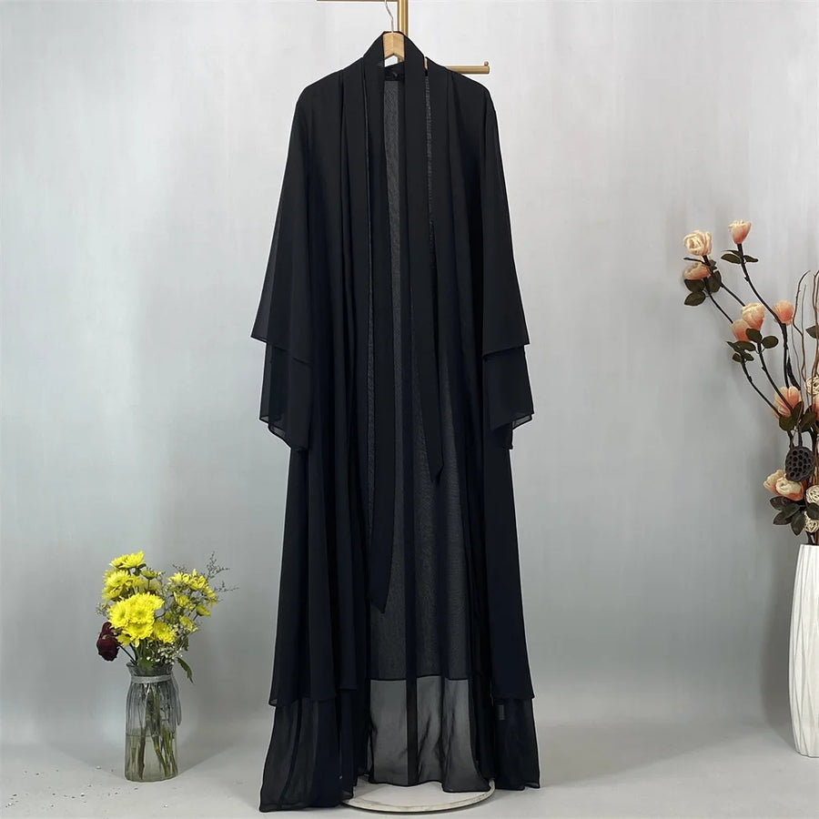Ramadan Chiffon – The Open Abaya for the Muslim Woman in America