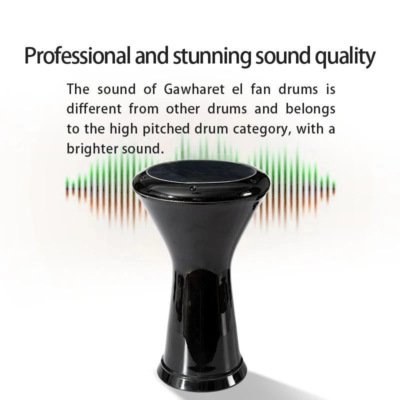 Middle Eastern drum Darbuka Arabic drum Handclapped percussion instruments Made in Egypt 8 Inch Aluminum