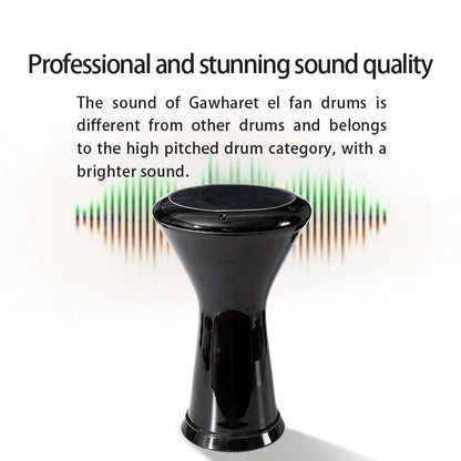 Middle Eastern drum Darbuka Arabic drum Handclapped percussion instruments Made in Egypt 8 Inch Aluminum