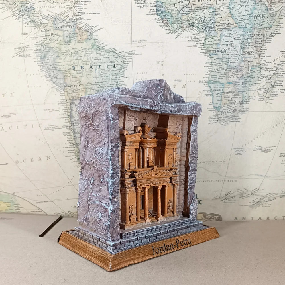 Petra Treasury Figurine – Hashemite Kingdom of Jordan Ancient City Model Gift