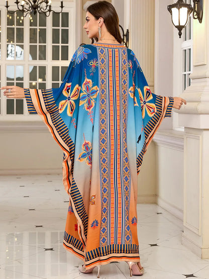 The Plus Size Moroccan Cover-Up – Embroidered Kaftan for the Arab Woman in America