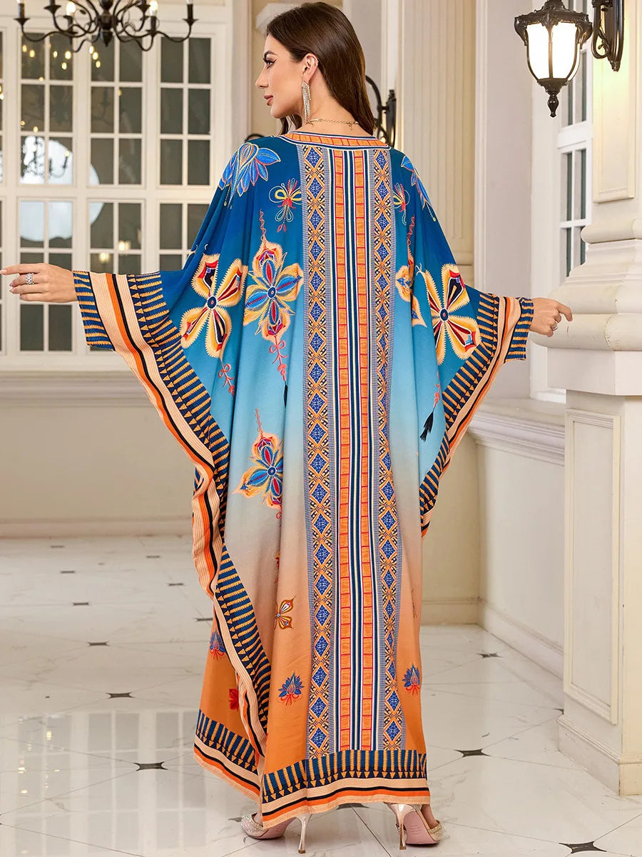 The Plus Size Moroccan Cover-Up – Embroidered Kaftan for the Arab Woman in America