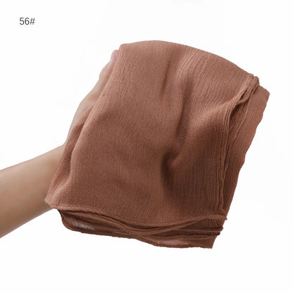 The Crinkle Rayon Hijab – Effortless Elegance, All-Day Comfort