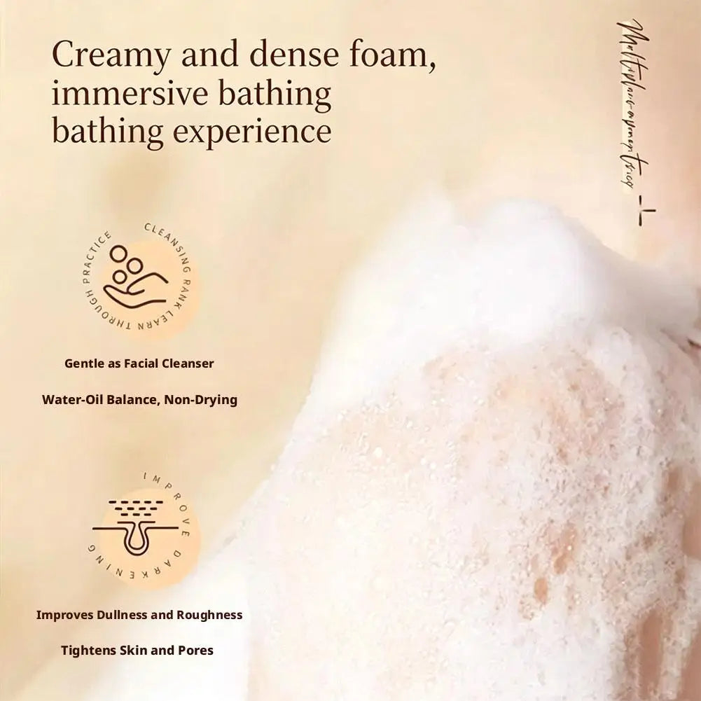 Men's Sandalwood Handmade Soap, three-in-one, Cleansing Soap cleanses face, hair, bathes the whole body, moisturizes1/3/6PCS