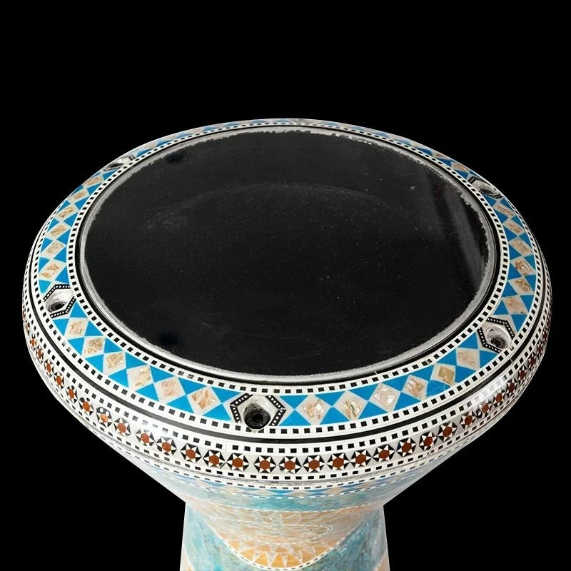 Middle Eastern drum Darbuka Arabic drum Handclapped percussion instruments Made in Egypt 8 Inch Aluminum
