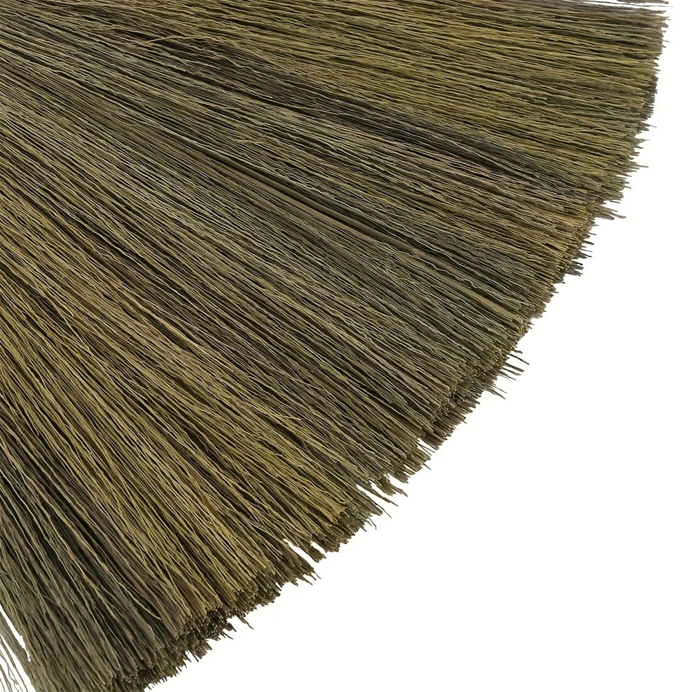 1 Handheld Broom with Woven Bristles - Portable Manual Sweeping Cart, Suitable for Home Kitchen Floors, Office Desktops