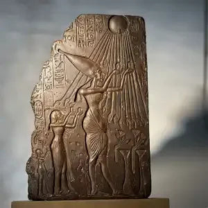 Ancient Egyptian Replica Collection – Statue, Relief Art & Jewelry Decor Set