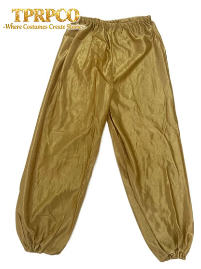 Purim halloween Party Aladdin Costumes Aladdin Lamp genie costume Adam prince Fantasia Arab Clothing boy Carnival