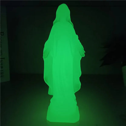 21.5cm Golden Virgin Mary Statues Big Resin Madonna Sculpture Christmas Decorations For Wedding Office Christmas Gift