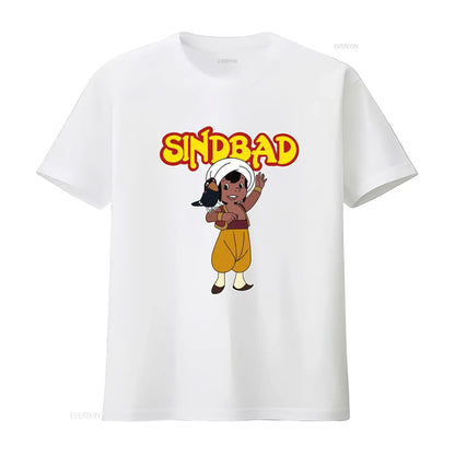 80s vintage retro German tv show 80er Deutsche Kinder Serie Sindbad T Shirt long or short sleeves vintage Washed Soft Stretched