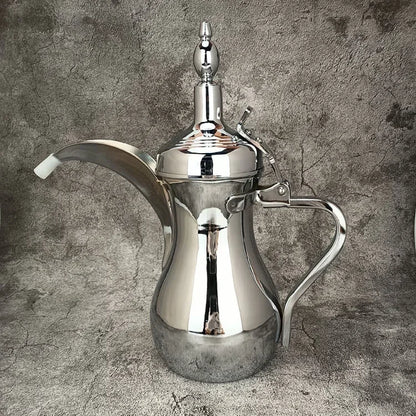 Golden Arabic Coffee Kettle – 304 Stainless Steel, Long Spout, 500/700ml