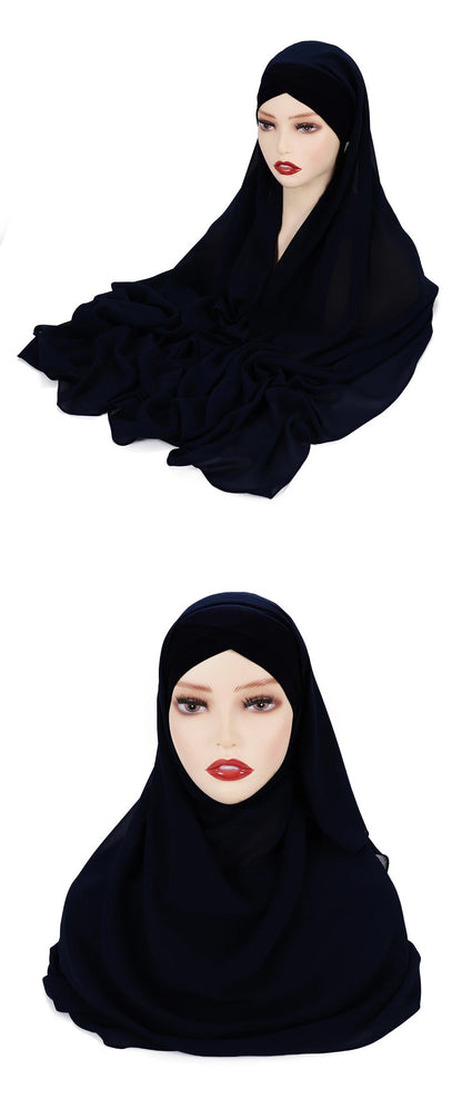 The Chiffon Hijab Set – Grace, Comfort, and Faith in Every Fold
