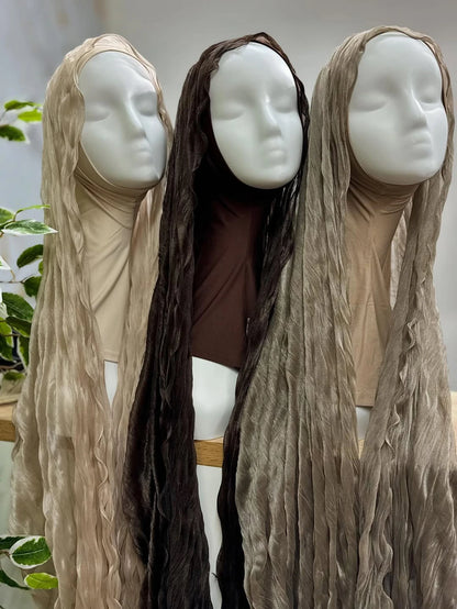 The Wavy Edge Hijab – Elegance with Every Fold