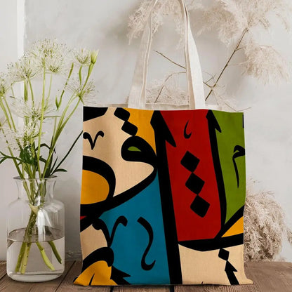 Saudi Calligraphy – Lightweight Canvas Shoulder Tote