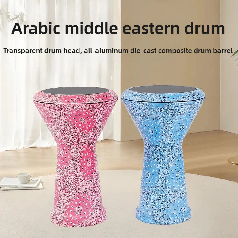 Aluminium Doumbek Drum Adult Beginner Professional Arabic Drum Sound Therapy Hand Drums Percussion Accompaniment Instruments