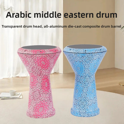 Aluminium Doumbek Drum Adult Beginner Professional Arabic Drum Sound Therapy Hand Drums Percussion Accompaniment Instruments