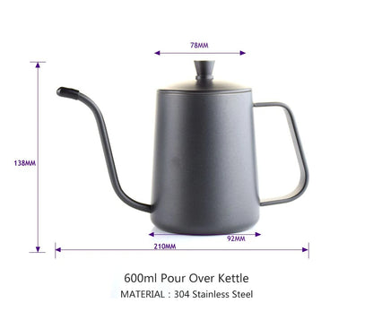 The Luxe Brew – Coffee Gift Box Set with Grinder & Glass Drip Filter