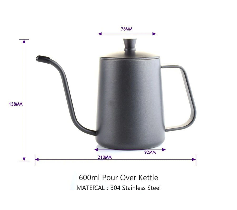 The Luxe Brew – Coffee Gift Box Set with Grinder & Glass Drip Filter