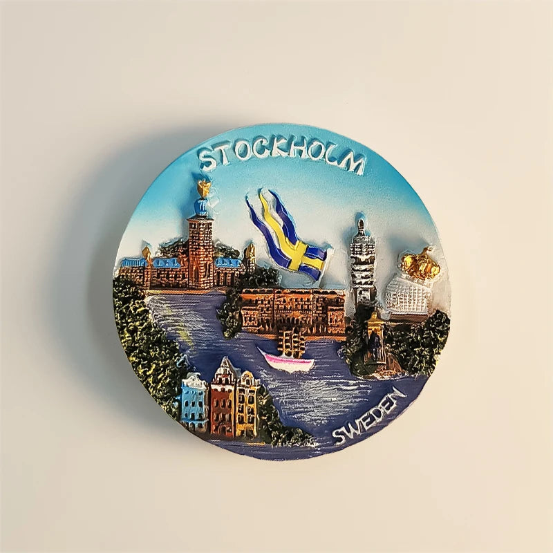 Petra 3D Resin Fridge Magnet – Jordanian Tourism Souvenir, Stereoscopic Decor