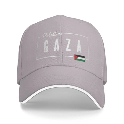 Summer Casual Baseball Cap Gaza Palestine Flag Outdoor Sport Trucker Hat For Unisex-Teens Adjustable  y2k Funny Snapback Cap