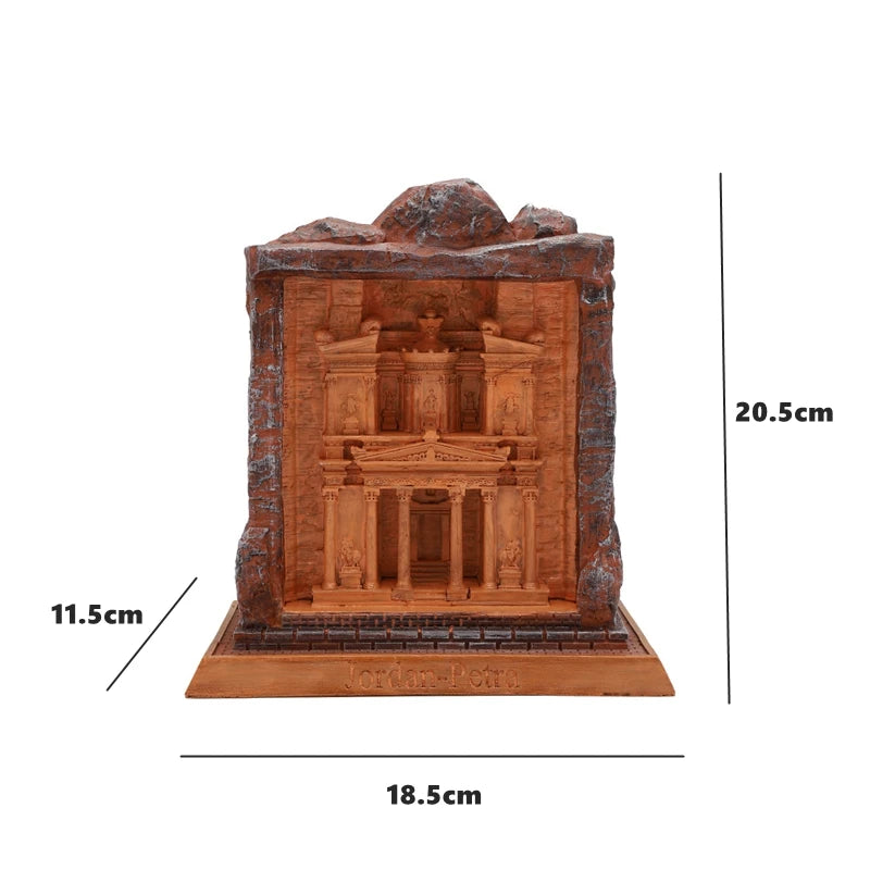 Petra Ancient City Resin Ornament – Creative Jordanian Heritage Decor