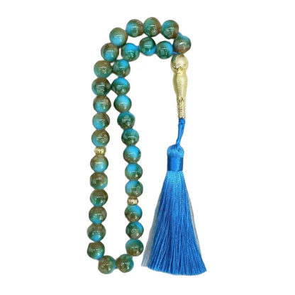 New Muslim Prayer Beads Bracelet Tasbih Ramadan Prayer Beads for Daily Misbaha and Meditation (10mm (33 Beads),4 Colors)