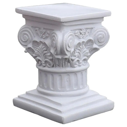 Jerash-Style Column Pedestal – Ancient Jordanian Architecture Statue for Home & Garden