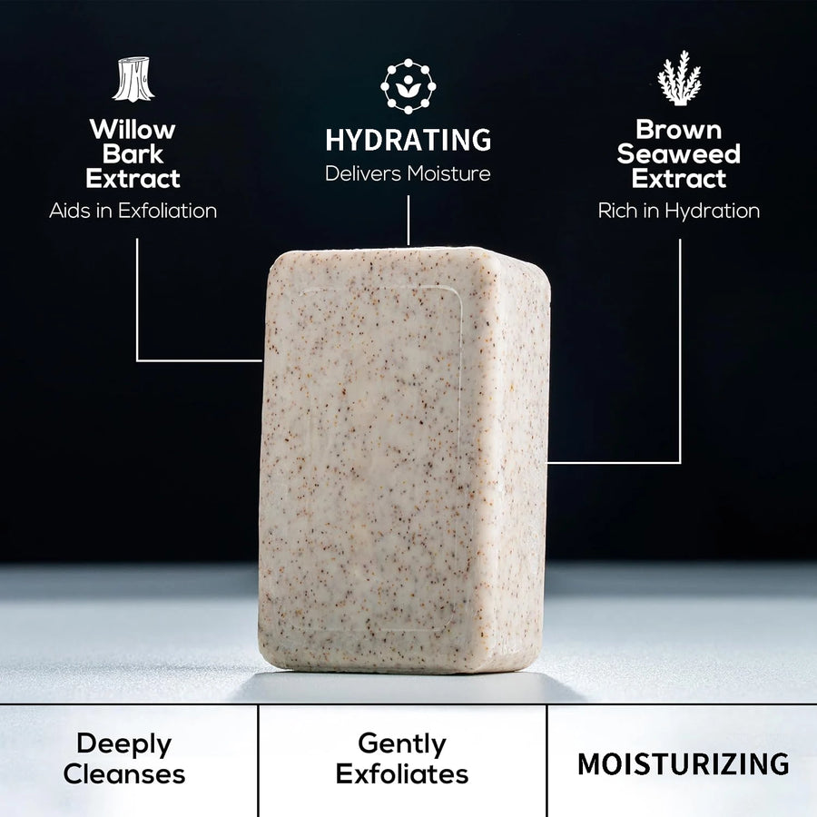 The Matte Bar – Shea Butter & Olive Oil Exfoliating Soap (200g)
