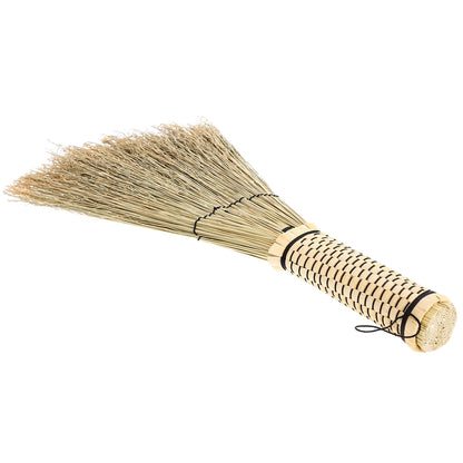 Handmade Straw Bed Sweep Small Cleaning Broom Woven Corn Household Mini Broom Desktop Dustpan Tool Supplies