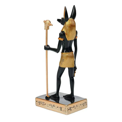 Mystical Anubis Statue Egyptian God Sculpture Premium Resin Figurine Ancient Mythology Home Office Decor Unique Collectible Idea