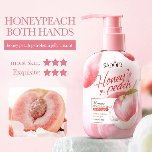 The Peach Touch – Glycerin Hand & Body Cream with Vitamin E (150g)