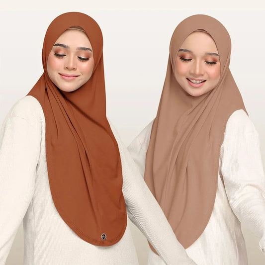 The One-Piece Instant Hijab – Ready-to-Wear Bawal Headscarf