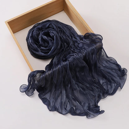 The Wavy Edge Hijab – Elegance with Every Fold