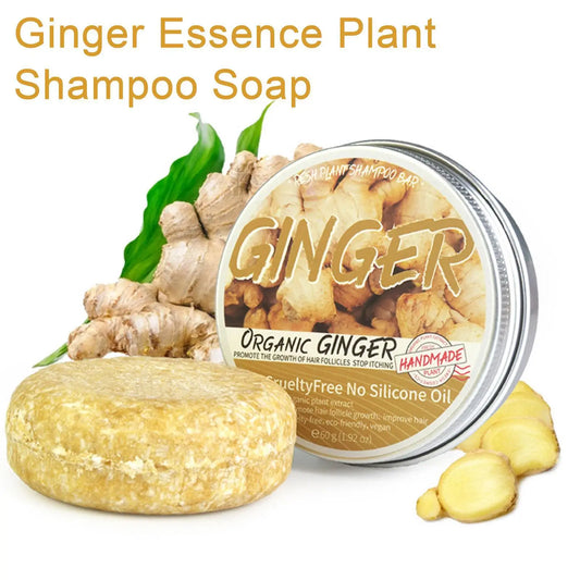 The Ginger & Polygonum Bar – Cold-Processed Herbal Shampoo Soap