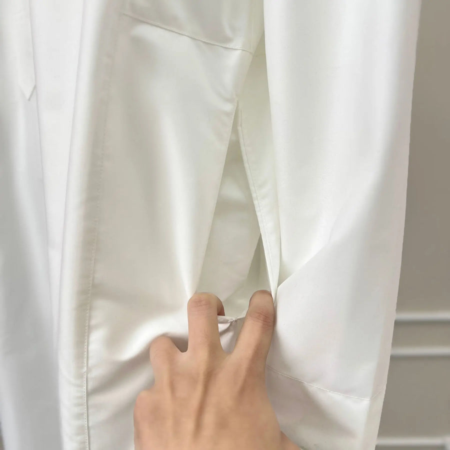 The Qatari Majlis – Men's Collared Long Robe with Pocket